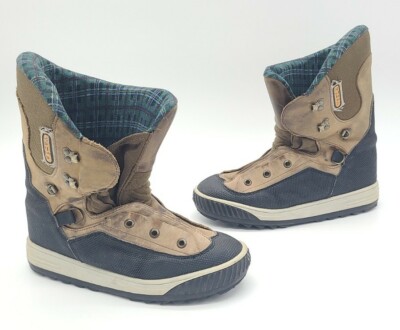 Vintage Raichle VARIA Snowboard Boots Leather RARE Men's Mondo Size 27.5