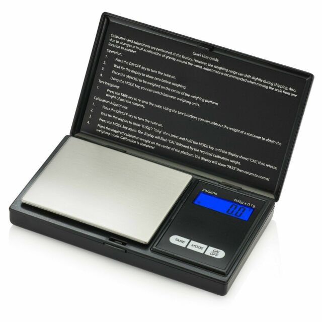 100-500g Pocket Digital Scales Balance Gram Jewellery Precision Weight Scale UK