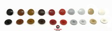 PLASTIC SCREW COVER CAPS Various Colours Press Push On - FOR CONFIRMATS SCREWS