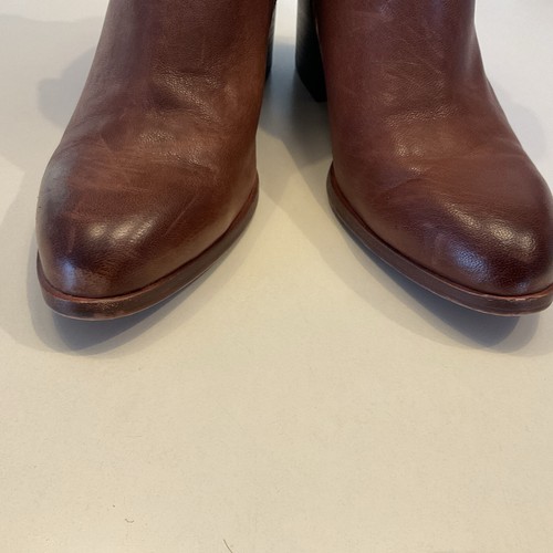 Isola Brown Leather Ankle Boots Size 9 Pre Owned - Picture 6 of 9