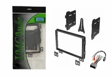 Double DIN Radio Stereo Dash Kit Wire Harness Premium Sound 