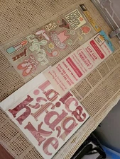 Colorbok Vellum Quotes 19 Pieces amm letters dance stickers American tradition