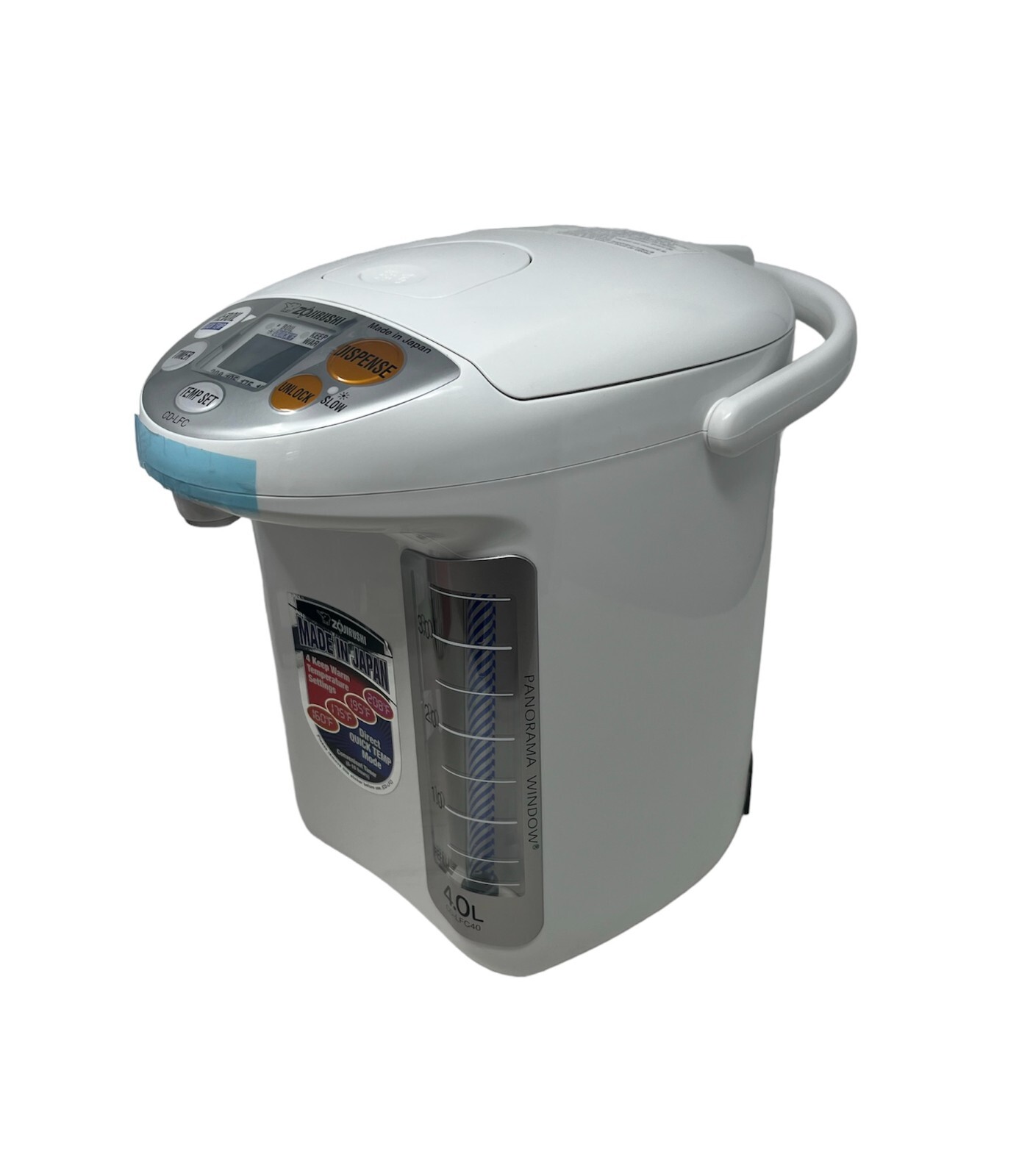 Zojirushi CDLFC40 Panorama Water Tea Boiler and Warmer 135 oz 4