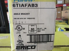 (50) Erico Caddy 6TIAFAB3 Angle Bracket for 3/8" Threaded Rod NEW!!! in Box