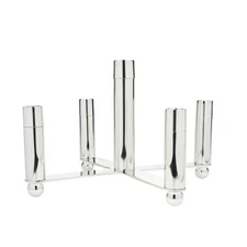 Ricci Argentieri 5-Light Centerpiece Silverplated Candelabra, Model 3020