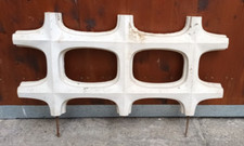 Zaunelement 70er Vintage Ornament Maueraufsatz Retro Zaun Beton Brutalist 1/9
