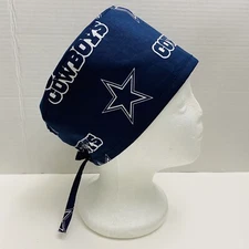 surgical /medical cap tieback style - NFL Dallas Cowboys