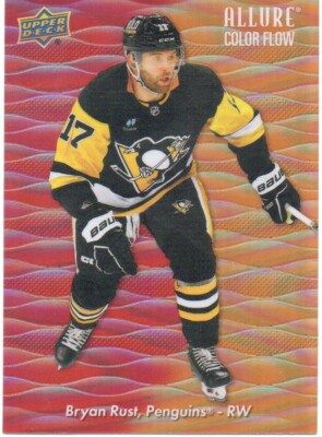 23-24 2023-24 Allure Bryan Rust RED-ORANGE Color Flow #CF7 Penguins