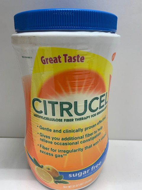 Citrucel Methylcellulose Fiber Therapy Orange Flavor For Sale Online Ebay