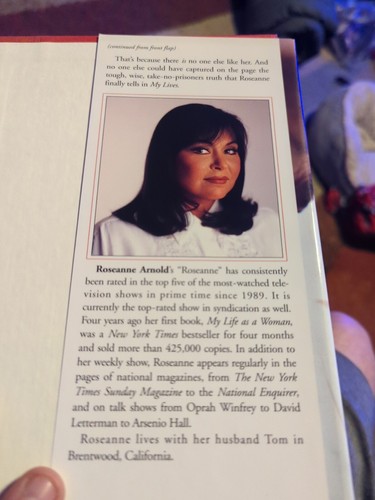 1994 ROSEANNE ARNOLD (BARR) BOOK MY LIVES - AUTOGRAPHED - HARD COVER - Picture 7 of 13