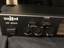 United Uk-8000 Stereo Hi-fi Karaoke Multiplexer Machine Black NEW Open Box