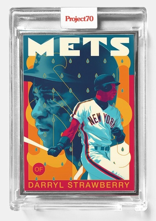 Darryl Strawberry Project70 カード 2021 Topps Project70 #738a Artist Proof #14/51 Darryl Strawberry