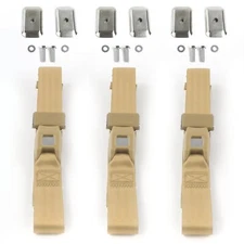  C Truck 1954-1960 Std. 2pt Tan Lap Bench Belt Kit w/Brackets-3 Blts