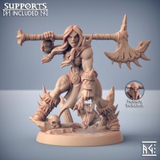Brunilde Human Barbarian Fighter Miniature D D DnD