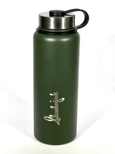 Slumberjack 32 Fluid Ounces Stainless Steel Water Bottle - Green CLEAN
