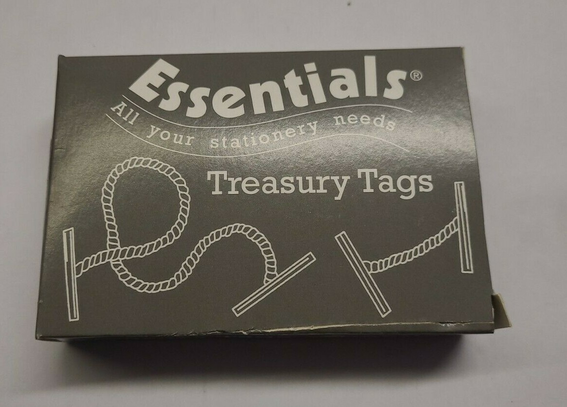 27141/10 Whitecroft ValueX Treasury Tag Plastic 152mm (Pack 100) :: 27141/10