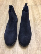 New AM Shoe Company black suede boots UK size 10