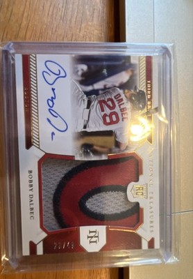 2021 Panini National Treasures - Rookie Material Signatures Bobby Dalbec #197...