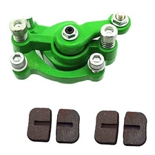  Green Mini Dirt Bike Front Disc Brake Caliper With Two Pairs Spare Brake Pads 