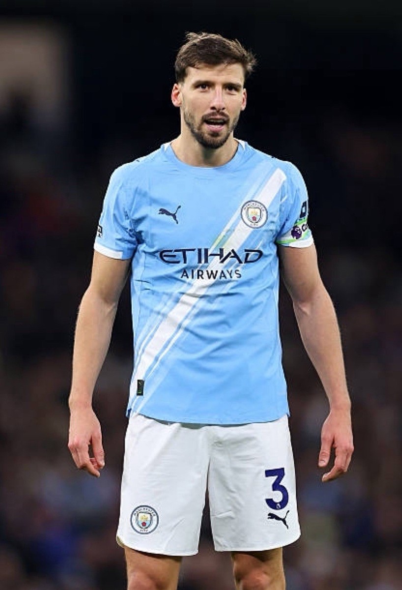 Maillot Extérieur Ruben Dias Manchester City 23/24 – Signé Avec Certificat