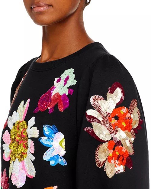 ESSENTIEL ANTWERP Enna Sequin Embroidered Sweater  Super RARE size 3 image 9