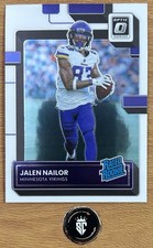 Jalen Nailor 2022 Panini Donruss Optic Base Set Rated Rookie #297 Vikings