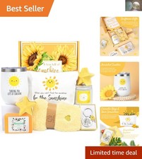 Sending Sunshine Gift Basket for Women - Ultimate 9-Piece Feel Better Set