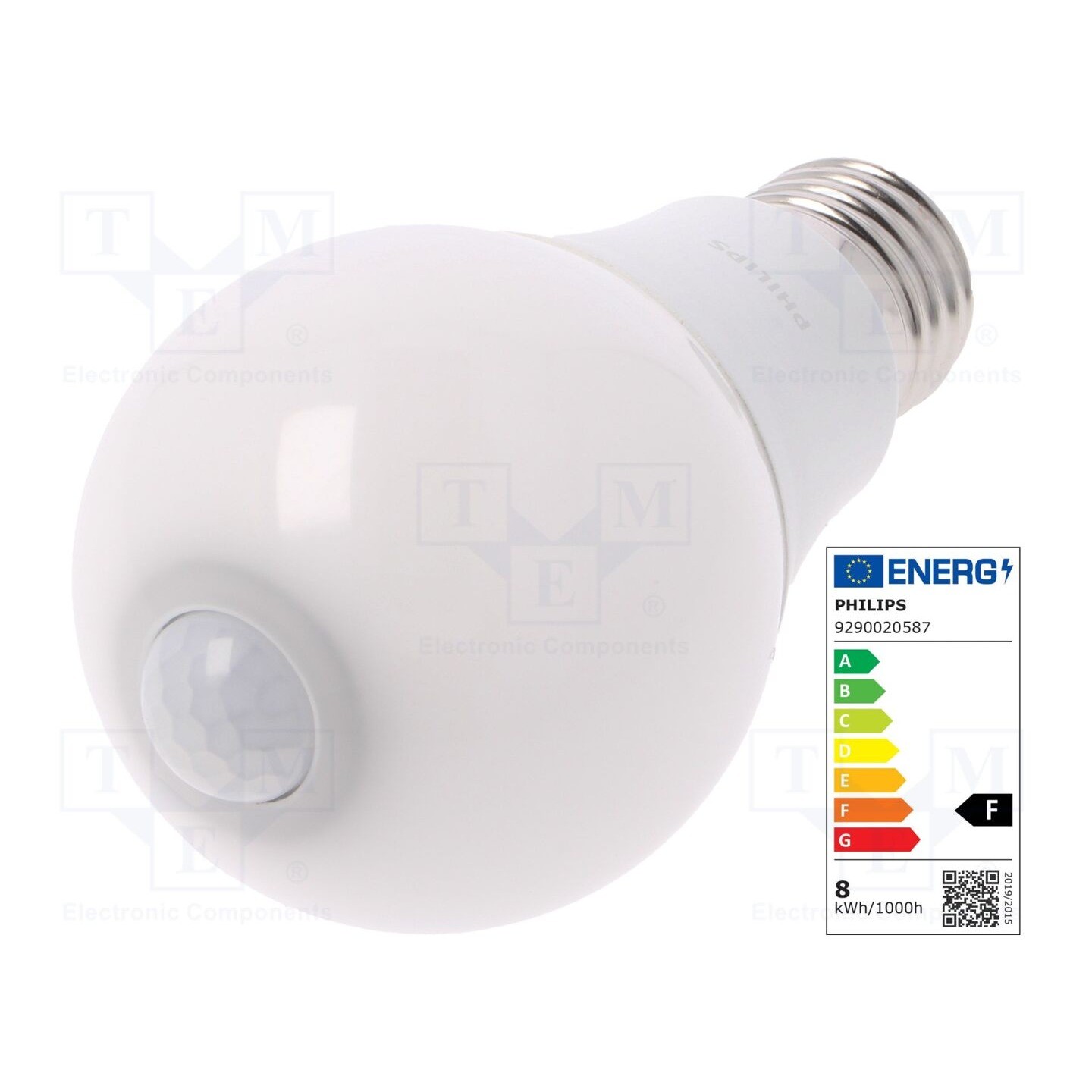 Philips LED Premium Sensor Frosted Light Bulb [E27 Edison Screw] 8W - 60W Equivalent, Warm White (2700K), Non Dimmable - Image 3