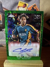 2025 Cobi Jones Topps Chrome MLS NFA-CJ 30th Anniversary AUTO Green /99 Hot SSP!