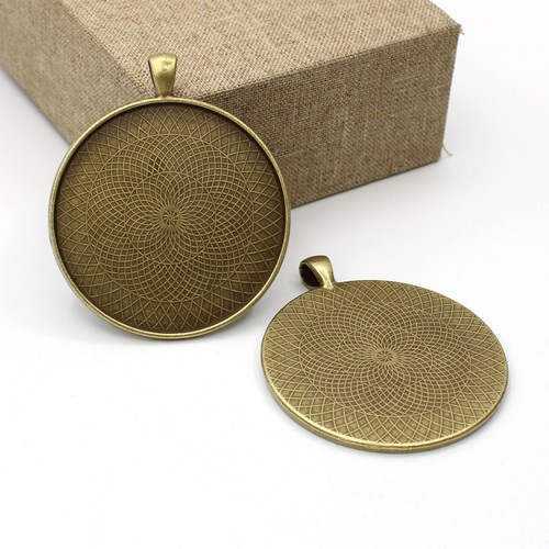 1/2/3 Women Men Vintage Round Pendant Necklace Bracelet Hanging Decoration - Picture 5 of 21