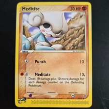 Pokemon Meditite Dragon DR 37/97 Uncommon Fighting Basic Punch Meditate 50 HP on eBay