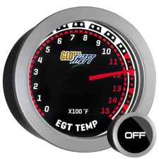52mm Glowshift Tinted 1500f Diesel Pyrometer Egt Gauge Kit W Type K Probe