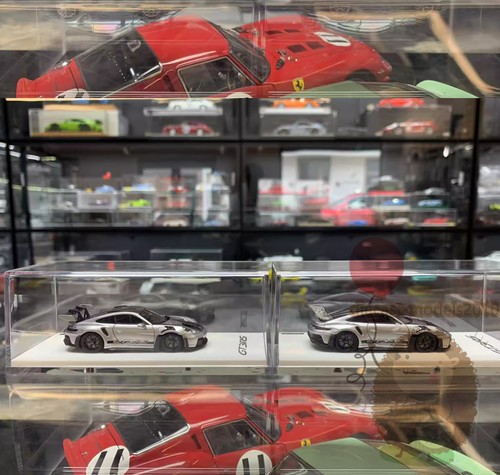 SUHE 1:64 FUELME Porsche 911 992 GT3 RS Resina Metal Diecast Coche Modelo Adulto Regalo - Imagen 16 de 22