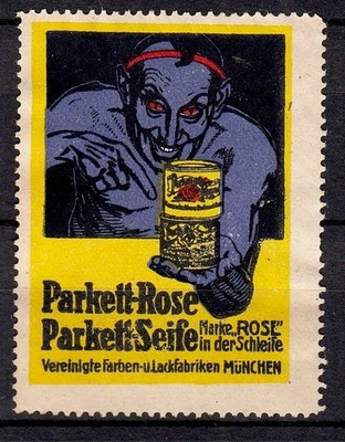 426893/ Reklamemarke   Parkett-Rose Parkett-Seife -  München