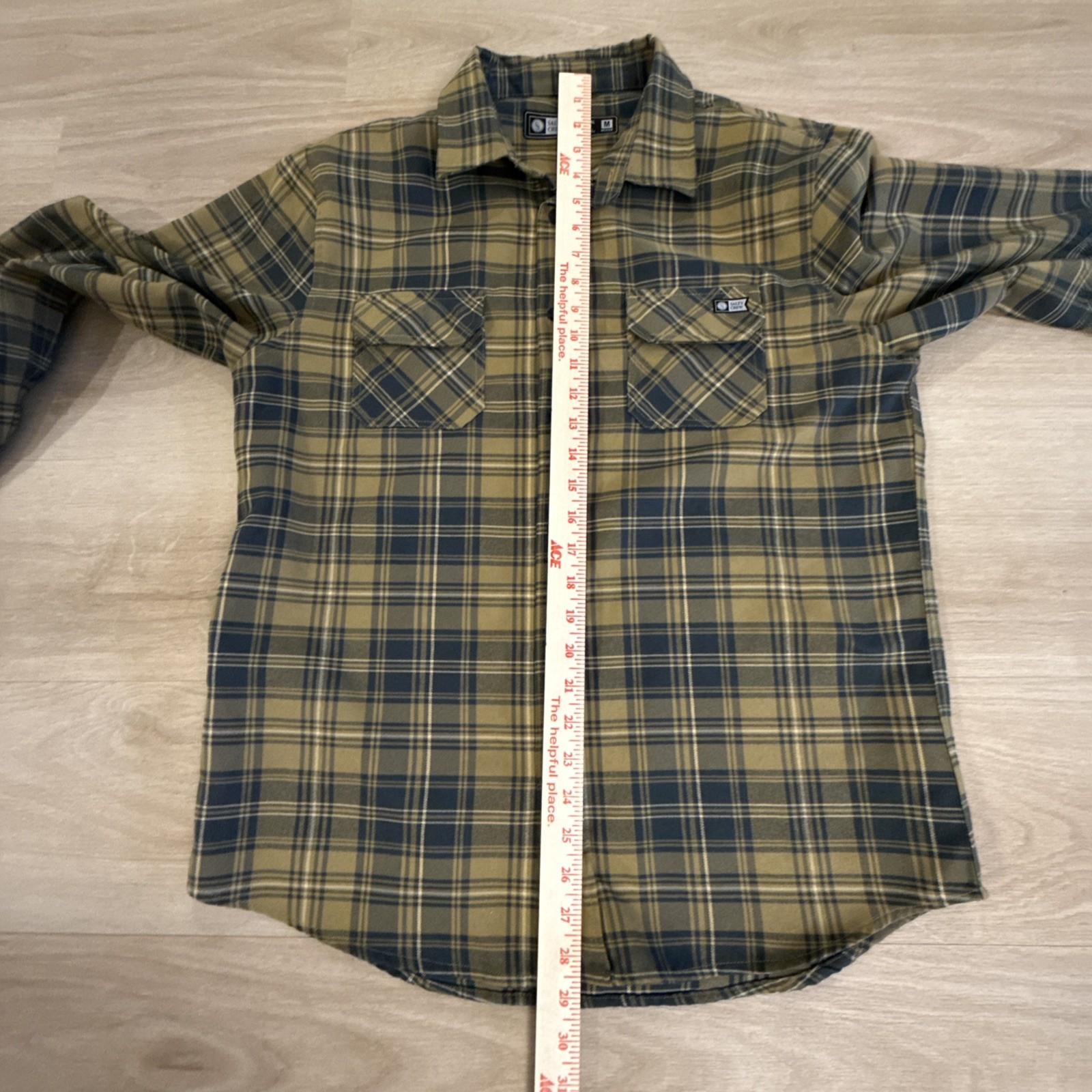Salty Crew Technical Woven Snap Button Flannel Sh… - image 8