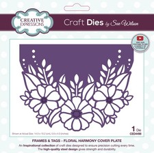 Creative Expressions Cover Plate Craft Die By Sue Wilson-Frames & Tags Harmony -