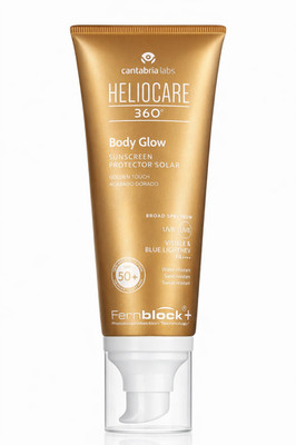 Heliocare 360 Body Glow LSF50+ 100ml UVA UVB Protection Glow