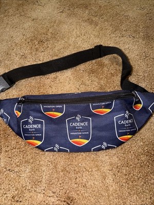 Cadence Bank Houston Open Blue Fanny Pack Golf Bag