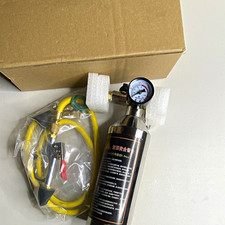 A/C Flush Kit Cylinder w/ Pressure Gauge, Hose  Flush Gun Valve Assembly