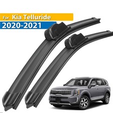 2Pcs Front Windshield Flat Wiper Blades Set For KIA Telluride 2020-2021 26"+18"