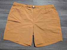 NWT Eddie Bauer Men's Brown Belted Cargo Ripstop Tech Short Size XXL 42x8