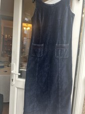 Laura Ashley Navy Blue Pinafore Dress Size 12
