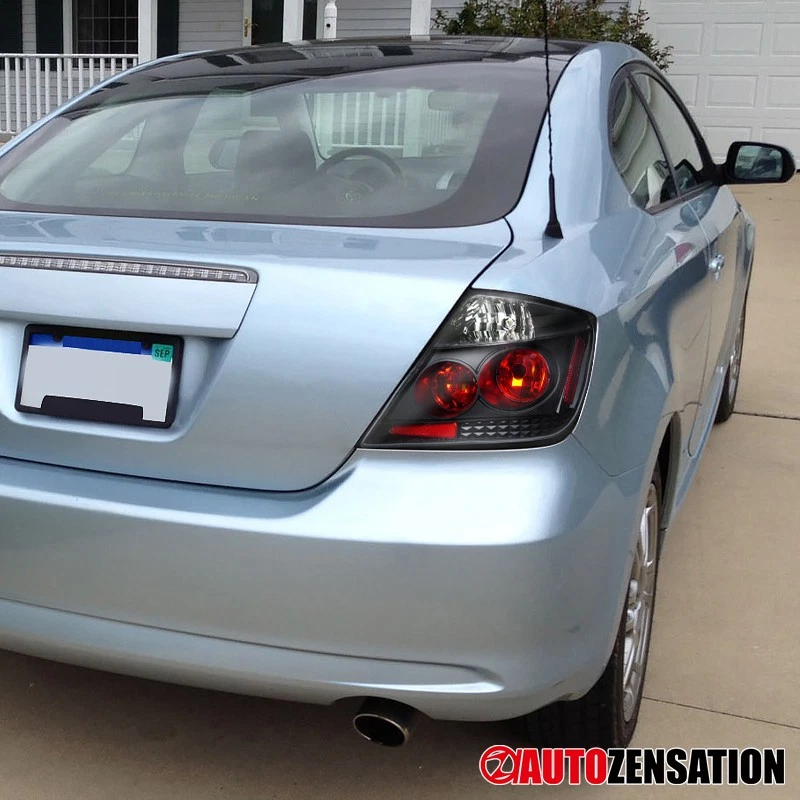 Fit 2004-2010 Scion tC Coupe Black Tail Lights Rear Brake Signal Lamps 04-10 Foto 2 de 4