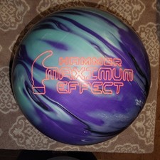 Hammer Maximum Effect 15# Used Bowling Ball ~ Plugged & Surfaced!