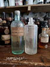 Antiche bottiglie bottigliette farmaceutica farmacia farmaceutiche