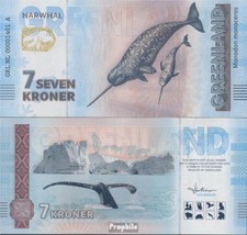 money Denmark - Greenland 2025 7 Kroner Souvenirschein Greenland uncirculated 20