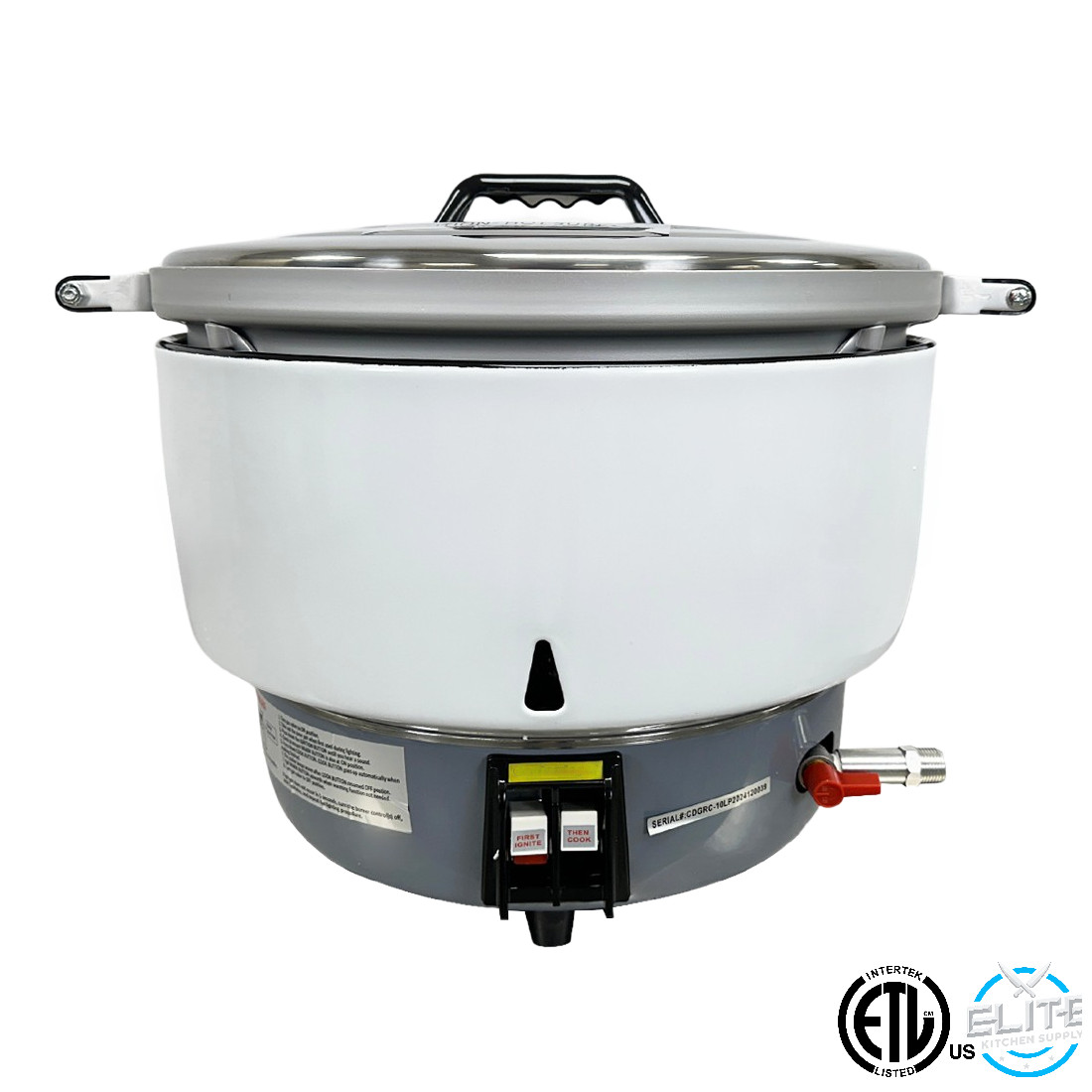 ETL Commercial 10 L Natural Gas Rice cooker Natural Gas 22 Cup