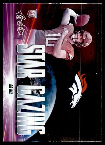 Bo Nix #SG-BNX 2024 Panini Absolute Star Gazing card