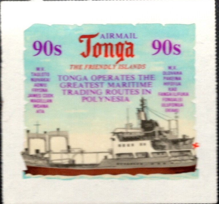 Tonga 1973 Airmail Postage STAMP 90 Seniti new SA-296