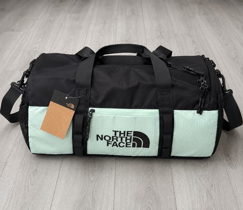 The North Face Black/Teal Duffle Bag Holdall Luggage Gym Bag